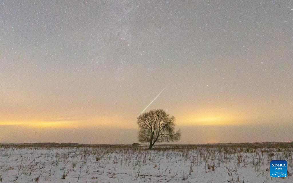 Geminid meteor shower seen across China