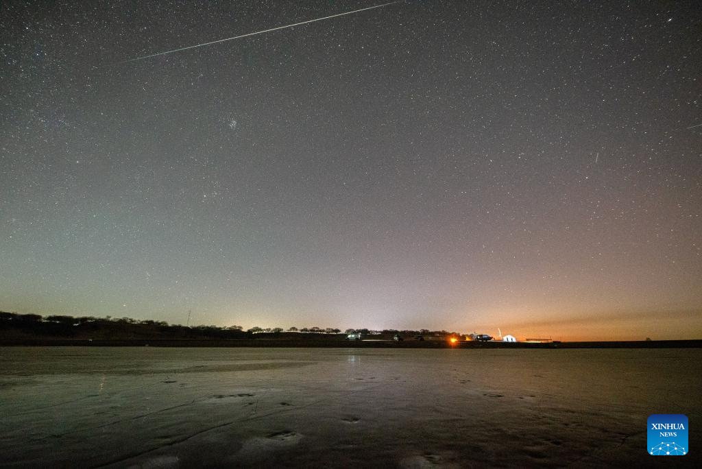 Geminid meteor shower seen across China