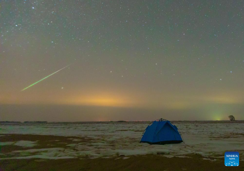 Geminid meteor shower seen across China