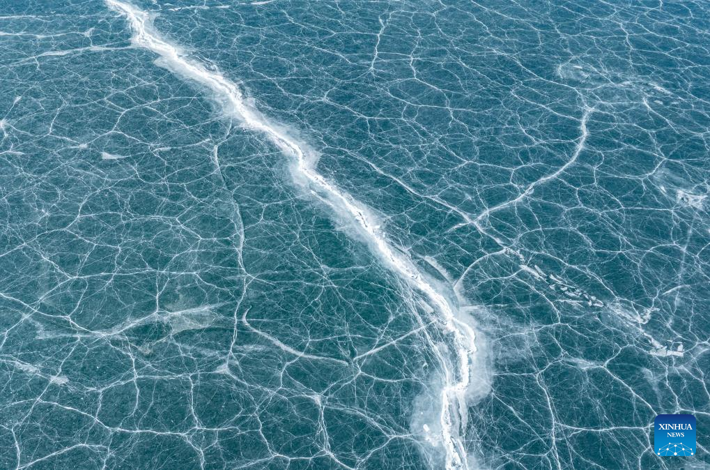 Scenery of lake in Maizhokunggar County, China's Xizang