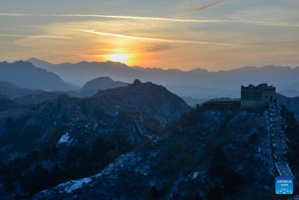 Winter scenery across China