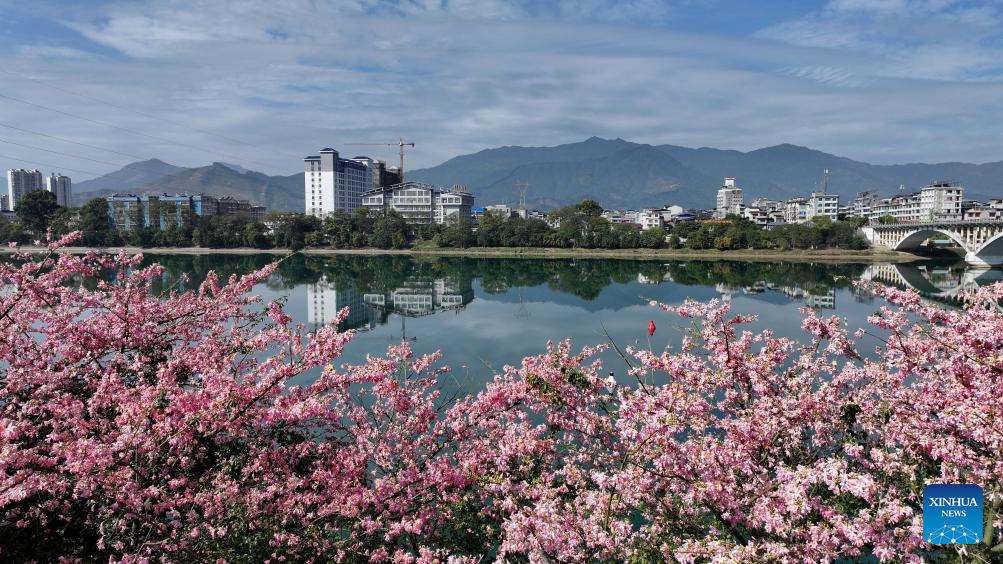 Winter scenery across China