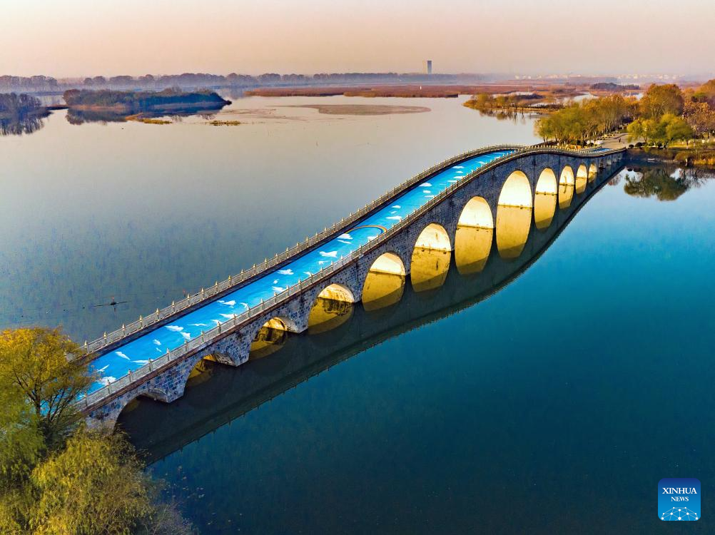 Picturesque winter scenery in China