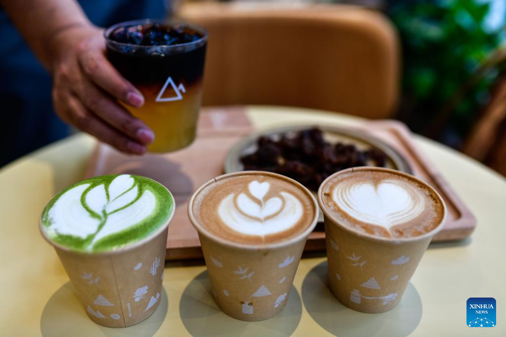 Beverage shops in SW China's Guiyang innovate tea drinks with local ingredients