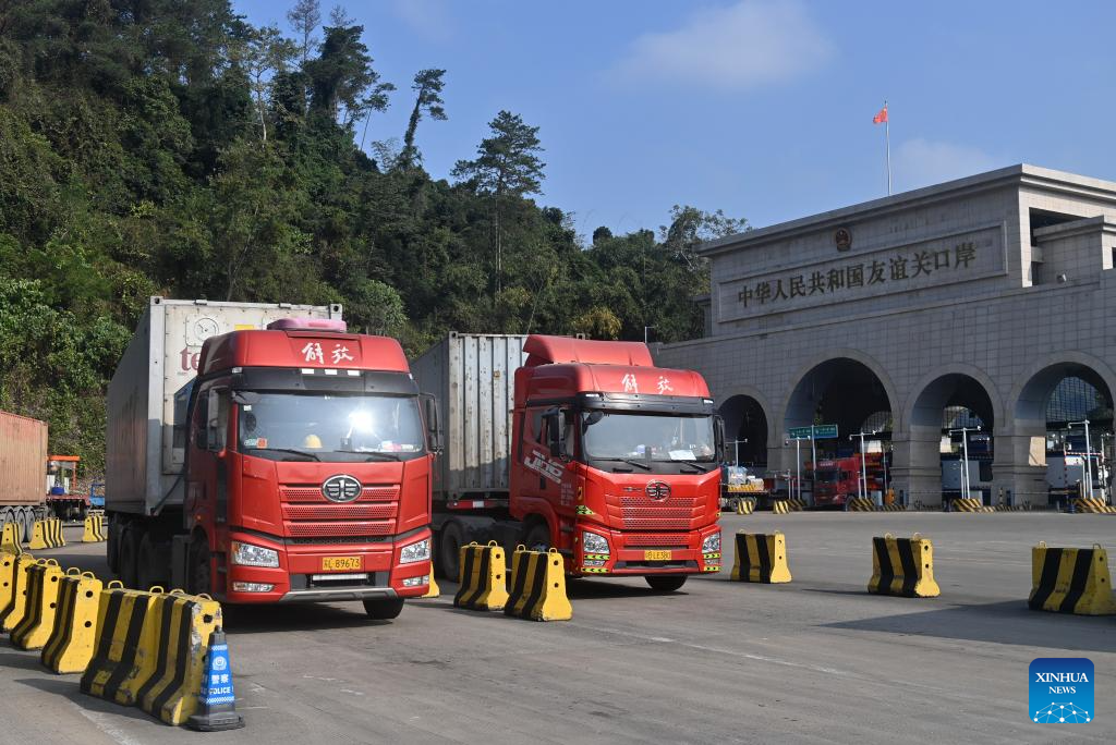 Youyiguan Port upgrades border clearance system in Pingxiang City, Guangxi