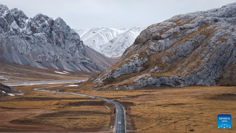 Winter scenery in Zadoi County, NW China's Qinghai