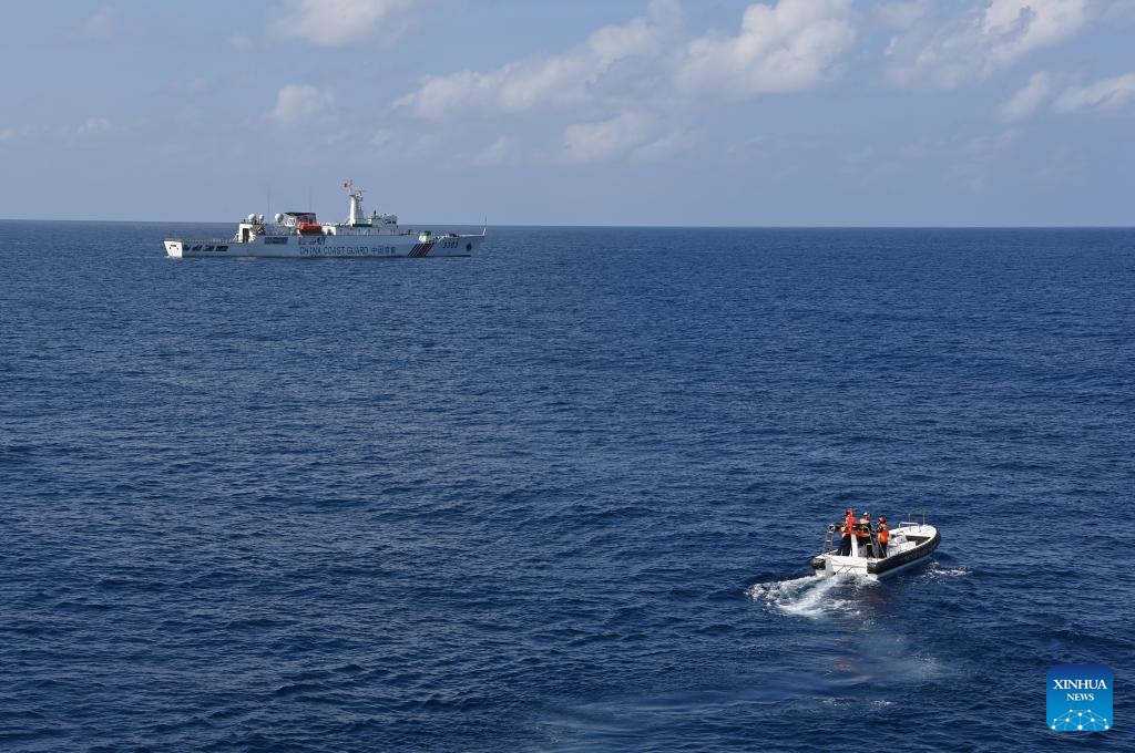 China coast guard patrols Huangyan Dao