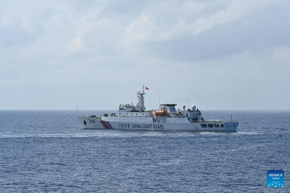 China coast guard patrols Huangyan Dao