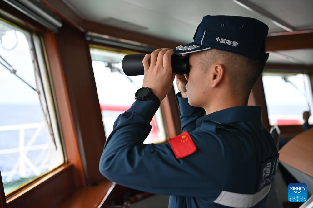 China coast guard patrols Huangyan Dao