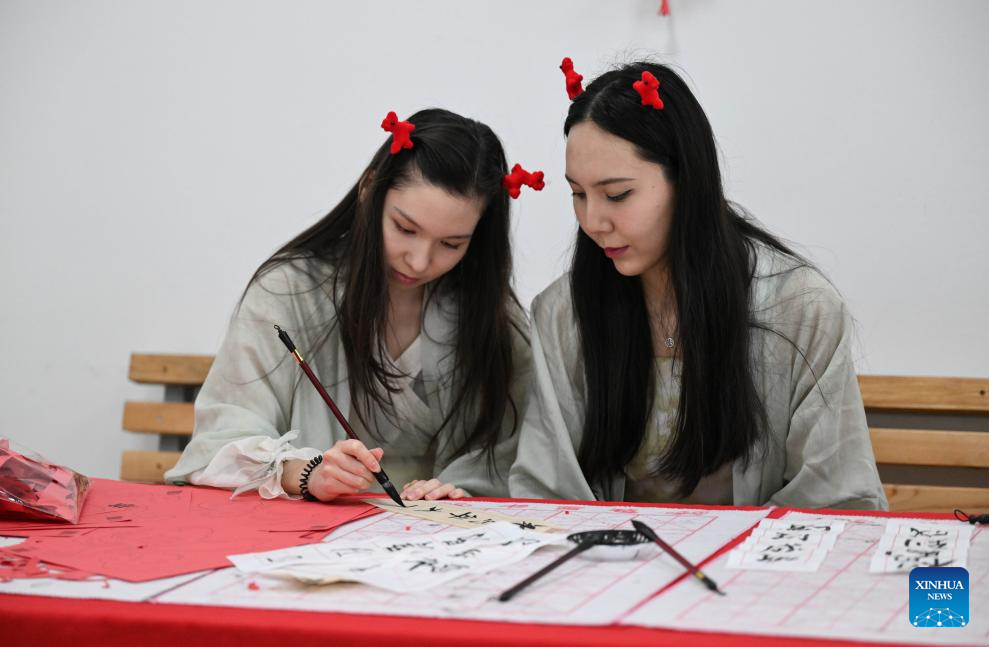Chinese New Year cultural event held in Almaty, Kazakhstan