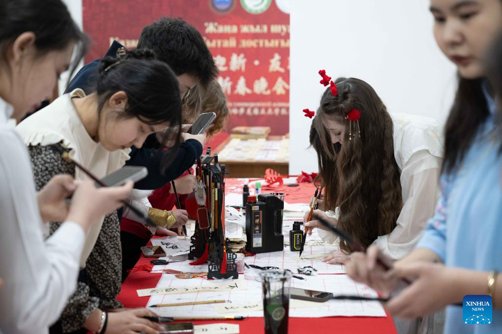 Chinese New Year cultural event held in Almaty, Kazakhstan