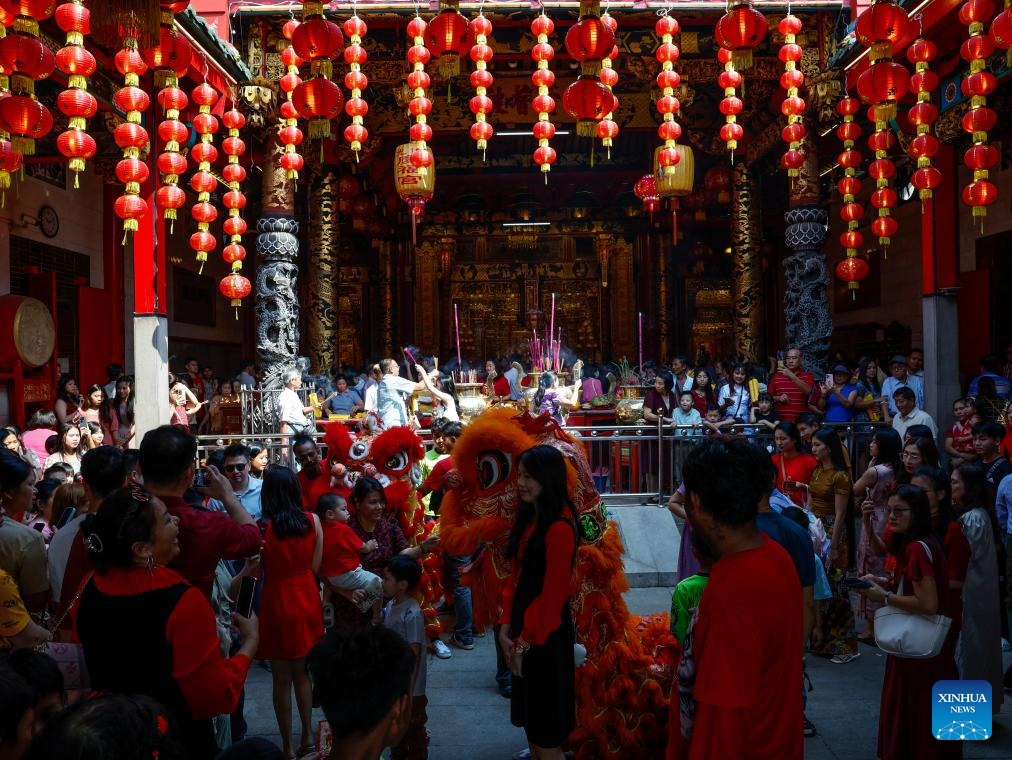 In pics: first day of Chinese New Year in Yangon, Myanmar
