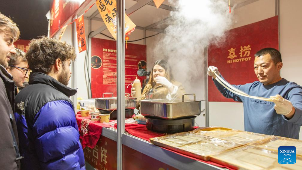 Spring Festival events held in Belgrade, Serbia