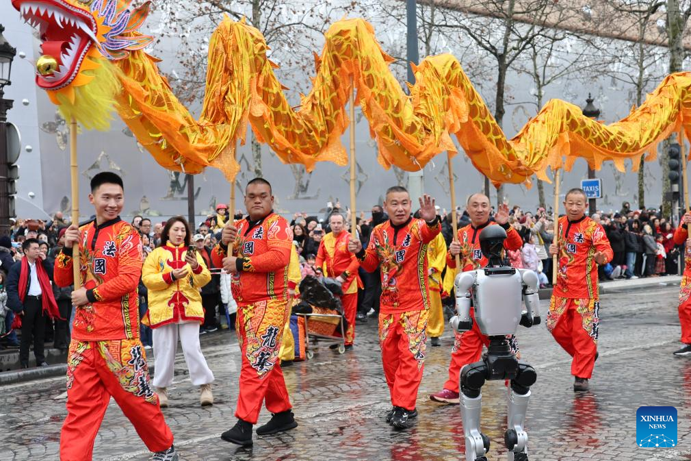 Future-oriented Chinese New Year in France blends tradition, technology