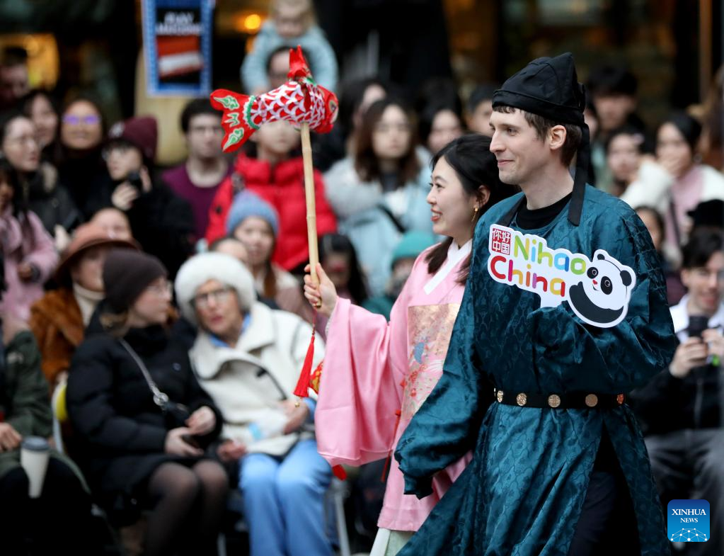Camden Market in London hosts Chinese New Year festivities