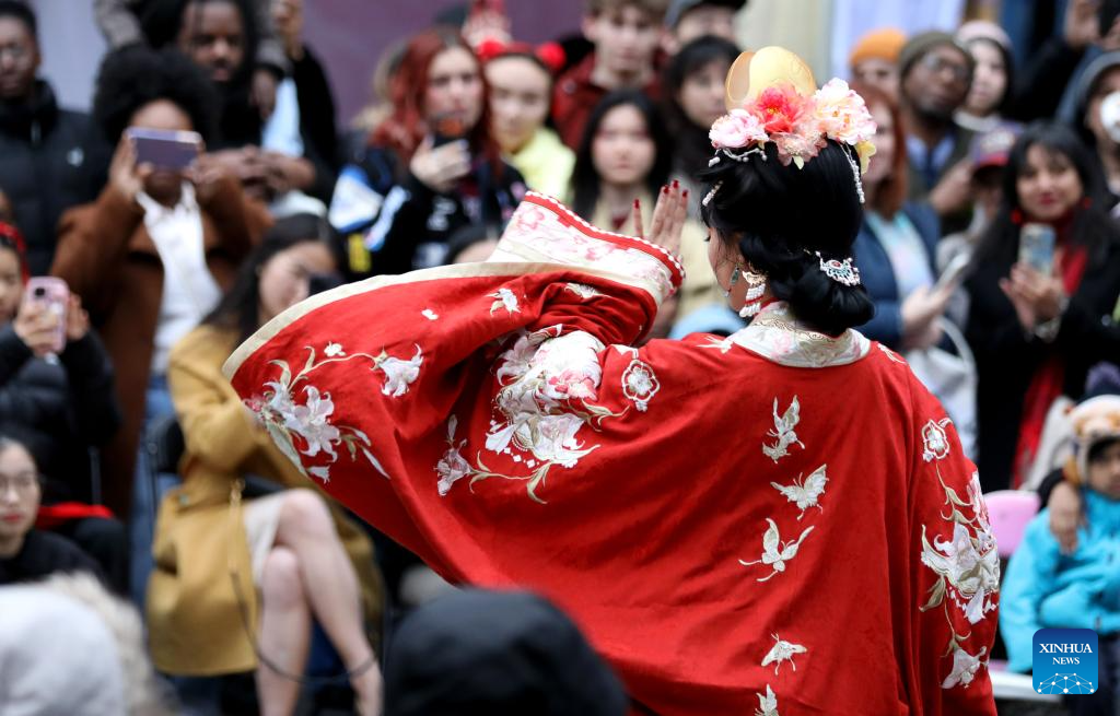Camden Market in London hosts Chinese New Year festivities