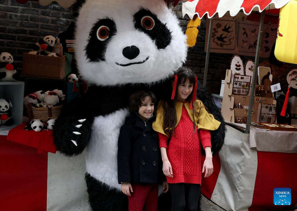 Camden Market in London hosts Chinese New Year festivities