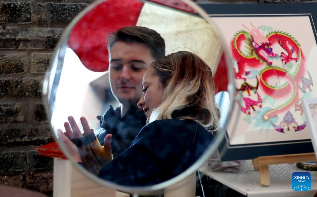 Camden Market in London hosts Chinese New Year festivities