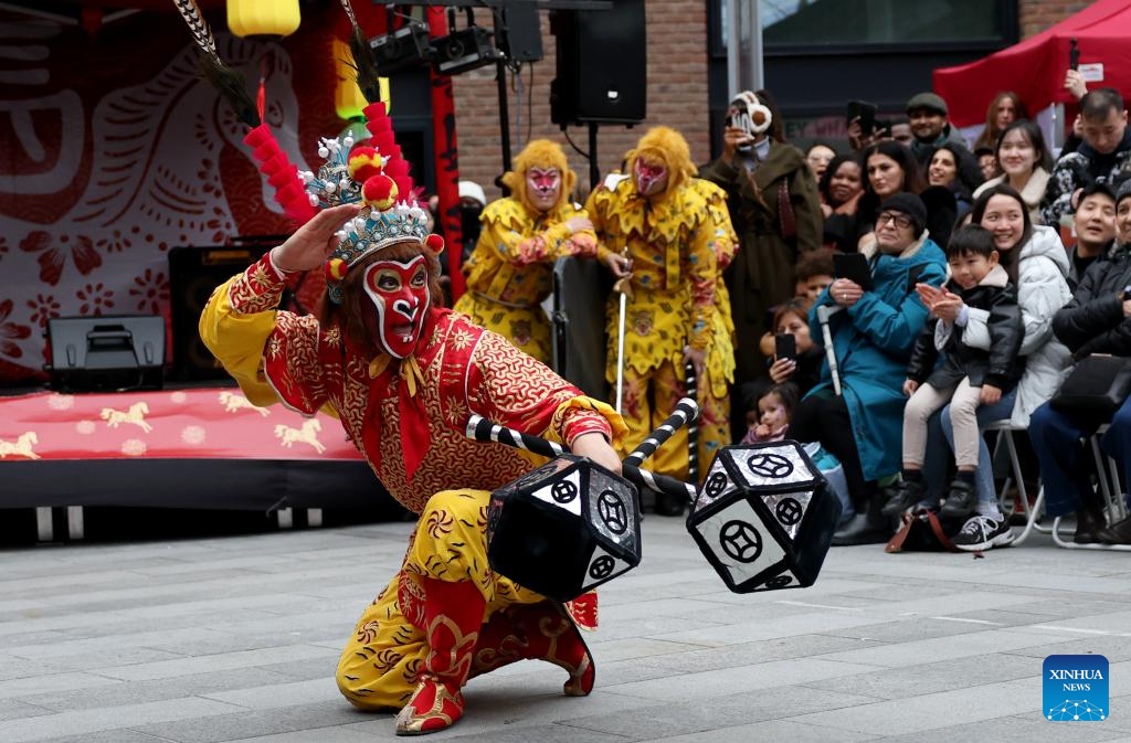 Camden Market in London hosts Chinese New Year festivities
