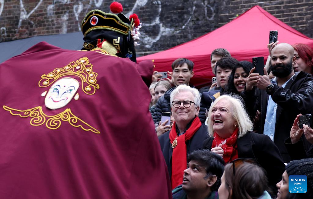 Camden Market in London hosts Chinese New Year festivities