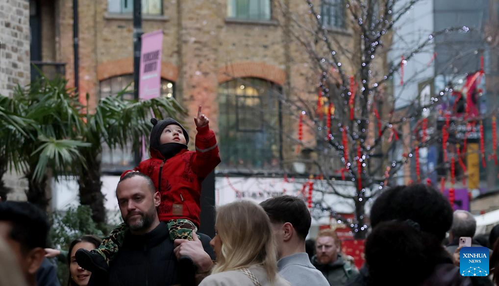 Camden Market in London hosts Chinese New Year festivities