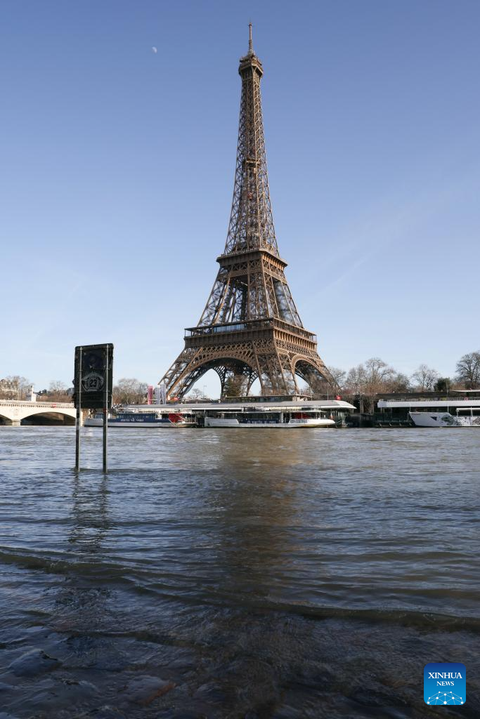 In pics: flooded banks of Seine River after continuous rainfalls in Paris