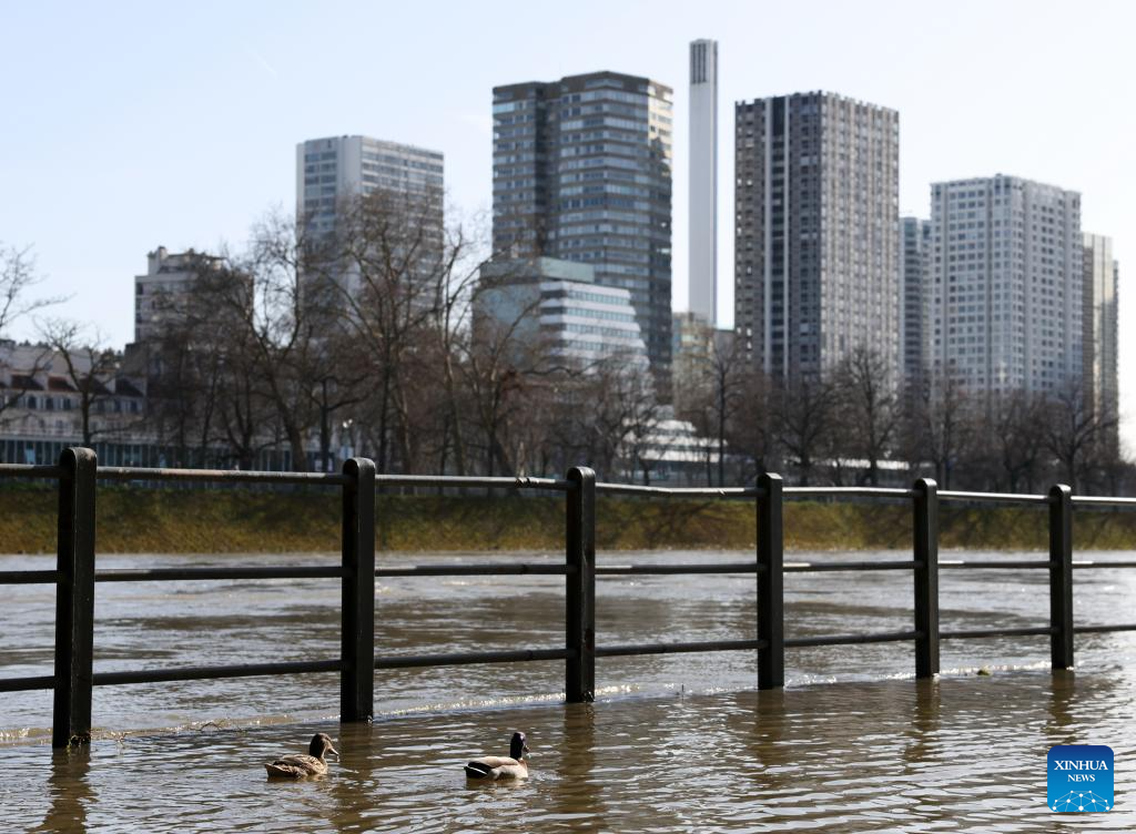 In pics: flooded banks of Seine River after continuous rainfalls in Paris