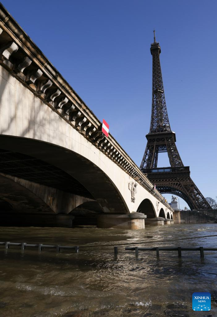 In pics: flooded banks of Seine River after continuous rainfalls in Paris