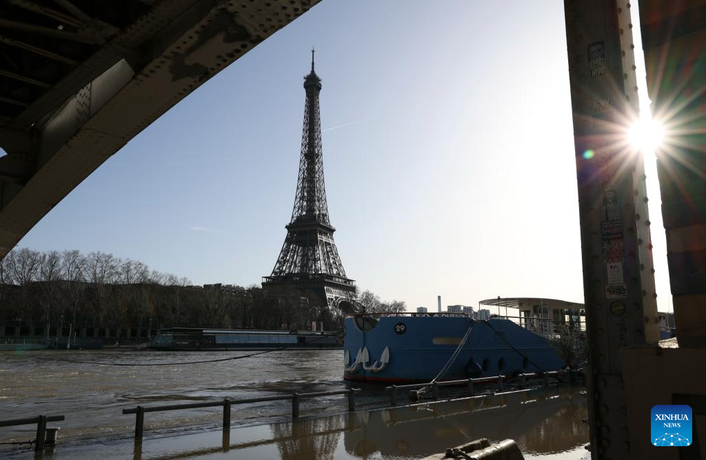 In pics: flooded banks of Seine River after continuous rainfalls in Paris
