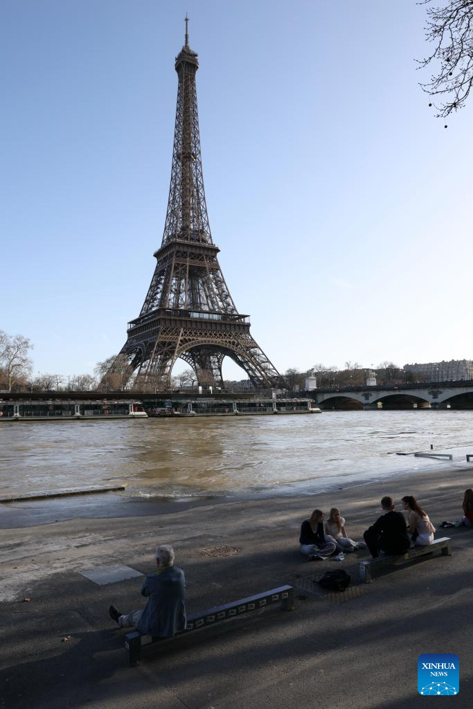In pics: flooded banks of Seine River after continuous rainfalls in Paris