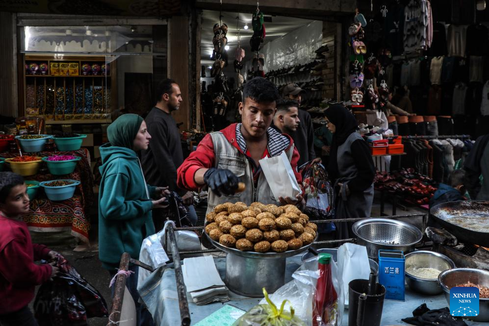 A glimpse of market in Gaza City during Ramadan