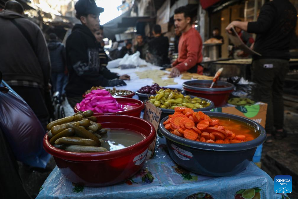 A glimpse of market in Gaza City during Ramadan