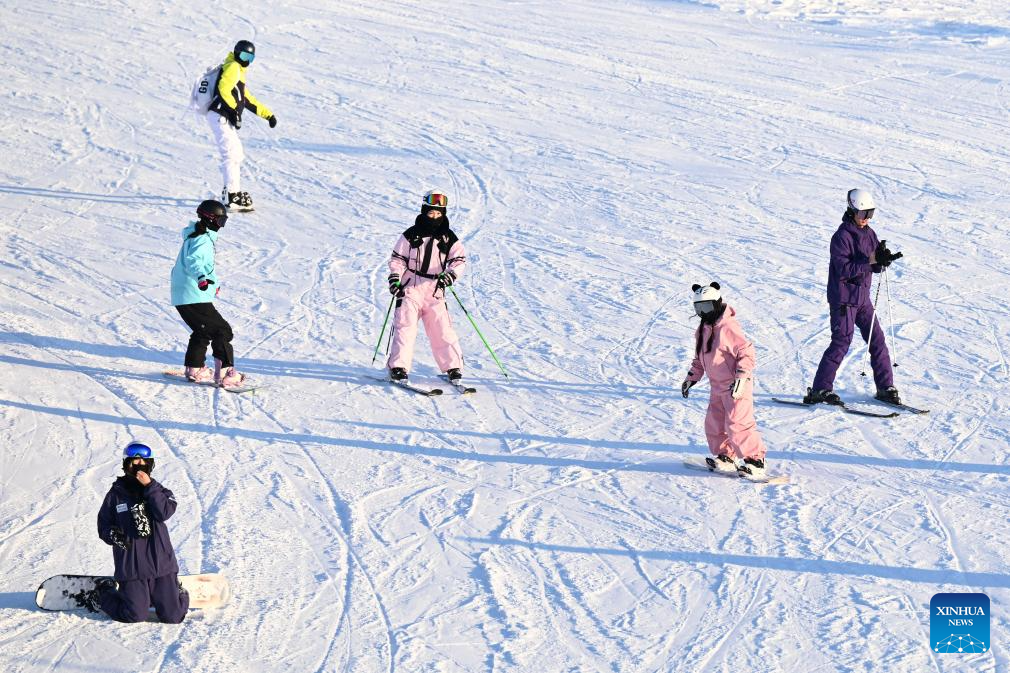 Major ski resorts gain strong popularity in Altay, NW China's Xinjiang