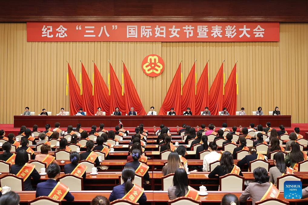 China honors female role models ahead of International Women's Day