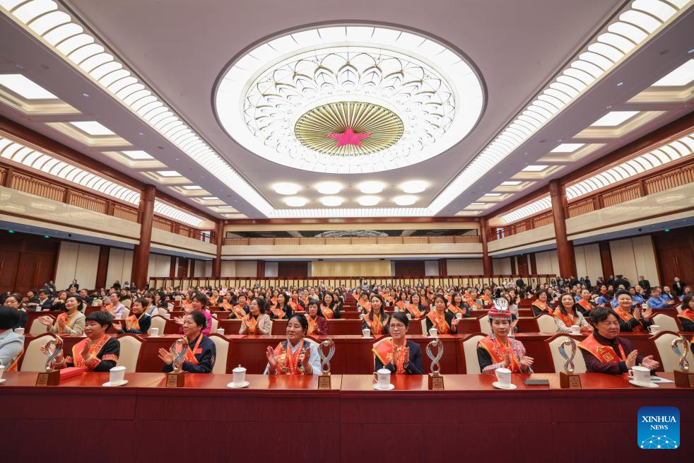 China honors female role models ahead of International Women's Day