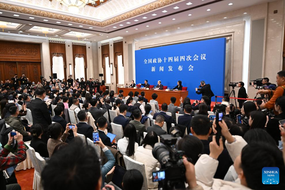 China's top political advisory body holds press conference ahead of annual session