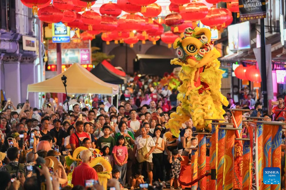 Lantern Festival celebrated in Malacca, Malaysia