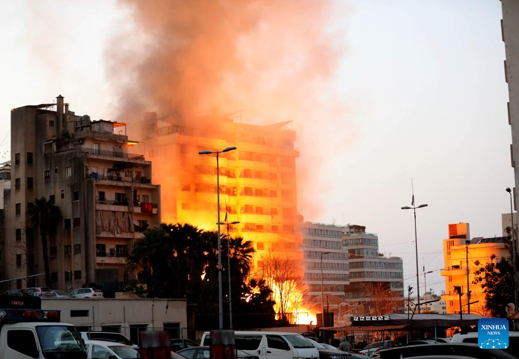Israel targets building in central Beirut in new wave of strikes