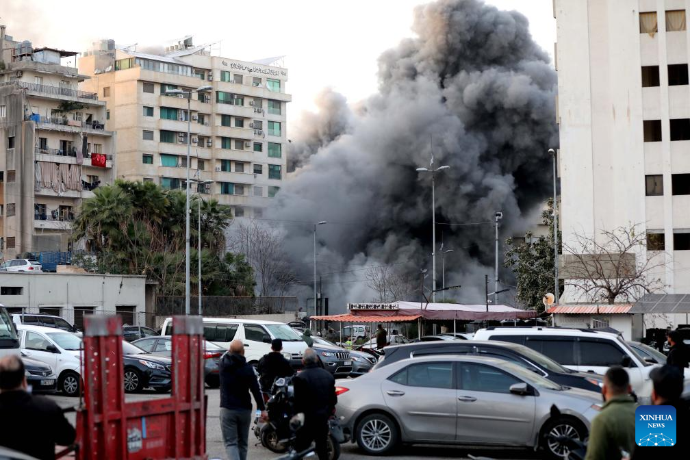 Israel targets building in central Beirut in new wave of strikes