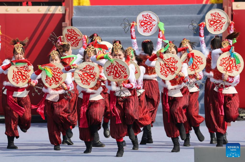 National drum contest held in China's Shijiazhuang
