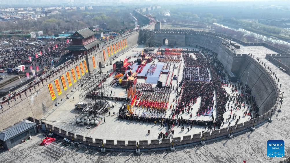 National drum contest held in China's Shijiazhuang