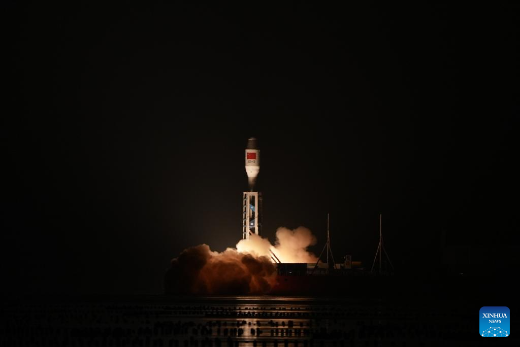 China's Smart Dragon-3 rocket launches satellites from sea