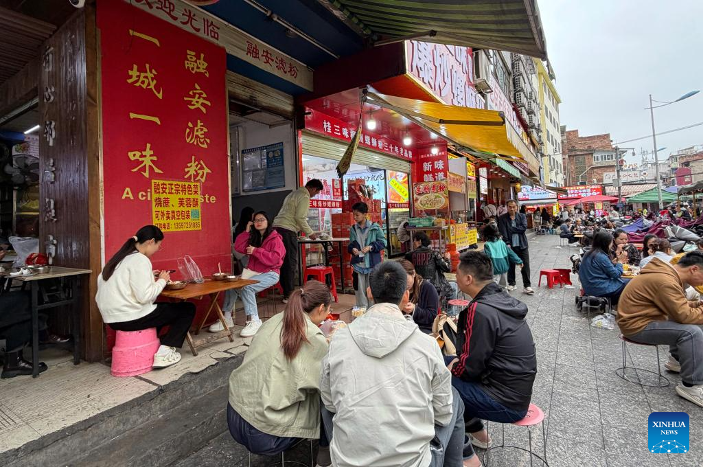 In pics: rice noodles in south China's Guangxi