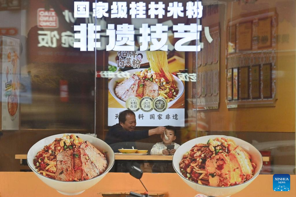 In pics: rice noodles in south China's Guangxi