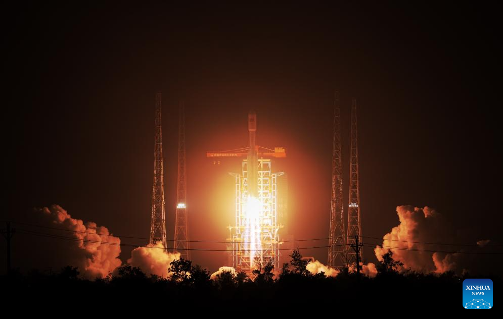 China's Long March-8 rocket launches new internet satellites