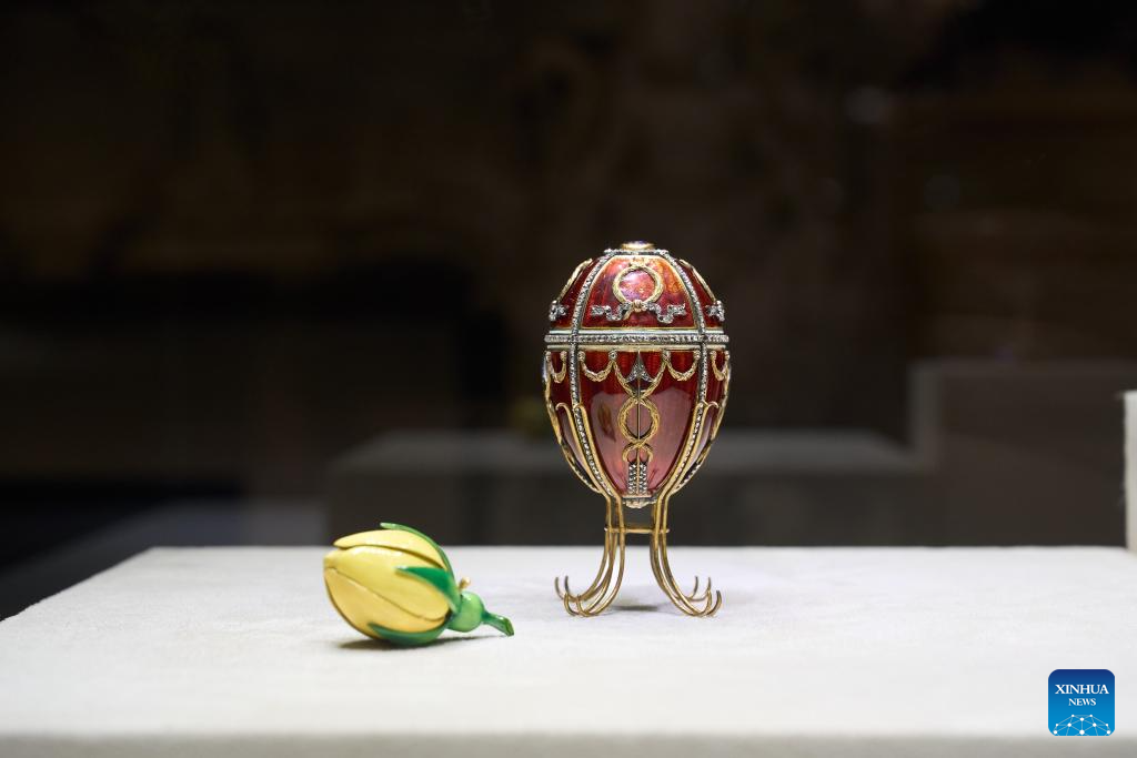 A glimpse of Fabergé Museum in St. Petersburg, Russia