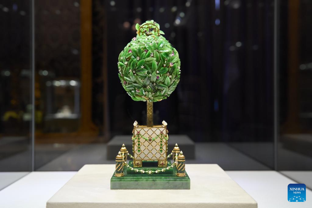 A glimpse of Fabergé Museum in St. Petersburg, Russia