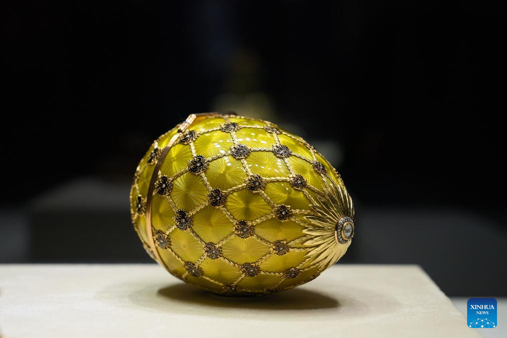 A glimpse of Fabergé Museum in St. Petersburg, Russia