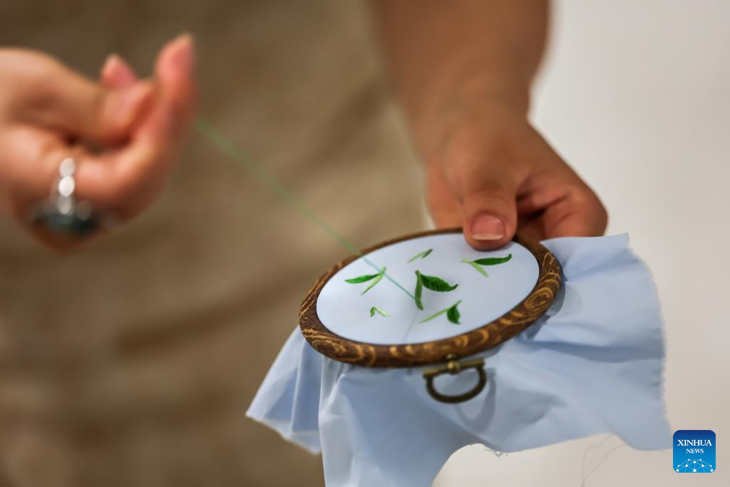 Chinese tea cultural event held in Budapest, Hungary