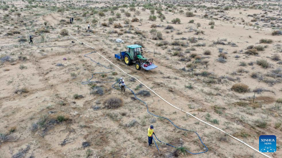 Ecological management of Ulan Buh Desert advances in China's Inner Mongolia